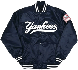 Ny Yankees Vintage 90s Athletic Bomber Style Varsity Jacket
