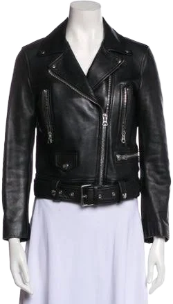 Acne Studios Women's Lamb Skin Biker Jacket