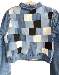 Boho Patchwork Denim Jacket