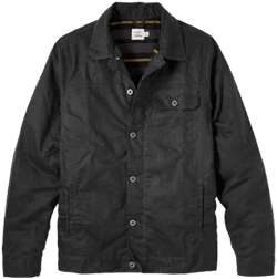 Flint and Tinder Men's Flannel-Lined Waxed Trucker Jacket