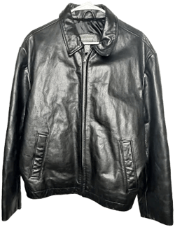 Banana Republic Vintage Full Zip Leather Jacket