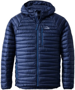 L.L.Bean Men's Ultralight 850 Down Sweater Hooded Jacket