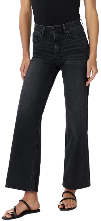 Quince Women's Bella Stretch Wide Leg Organic Cotton Jeans