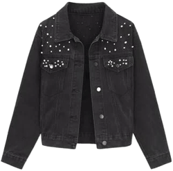Women's Long Sleeve Denim Jacket