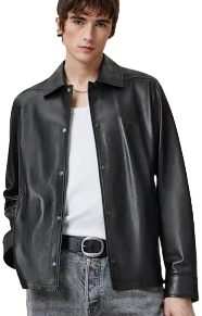 Allsaints Men's Arlington Regular-fit Leather Jacket