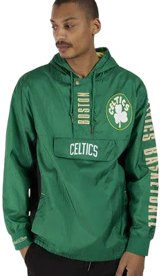 Mitchell Ness Men's Boston Celtics Team Og 2.0 Vintage Logo Anorak Windbreaker OJPO7093-BCEYYPPPKYGN