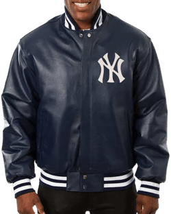 Varsity New York Yankees Leather Jacket