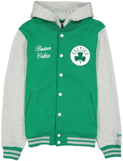 New Era Men's Boston Celtics Throwback Prep Chenille Jacket