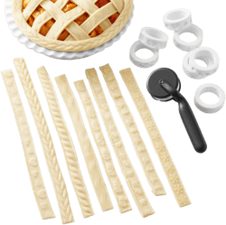 Williams Sonoma Rolling Pie Crust Cutter Set of 8