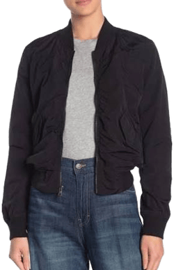 Vince Women's Washed Shrunken Bomber Jacket