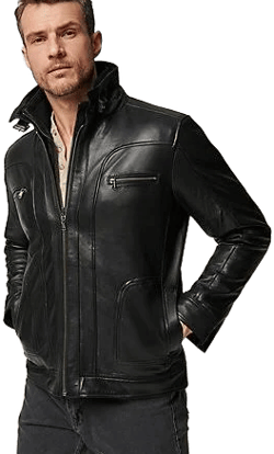 Overland Memphis Leather Moto Jacket