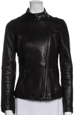Michael Michael Kors Jackets & Coats | Michael Kors Leather Biker Moto Jacket In Black | Color: Black | Size: Xs | Pm-74182021's Closet