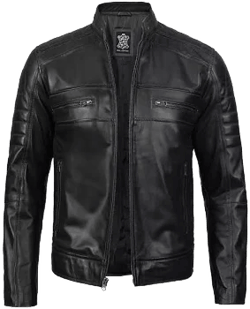Black Leather Jacket Mens