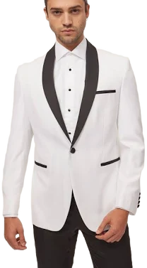 Ron Tomson Men's Shawl Lapel Tuxedo Jacket
