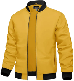 Men's Casual Lightweight Bomber Jacket