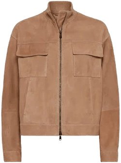 Brunello Cucinelli Women's Couture Suede Outerwear