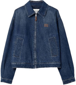 Miu Miu Women's Oversized Denim Trucker Jacket