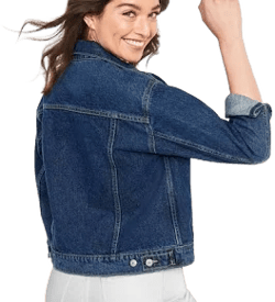 Old Navy Women's Classic Faded Denim Jacket