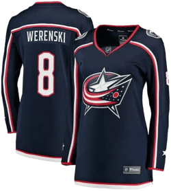 Zach Werenski Women's Fanatics Navy Columbus Blue Jackets Home Breakaway Custom Jersey