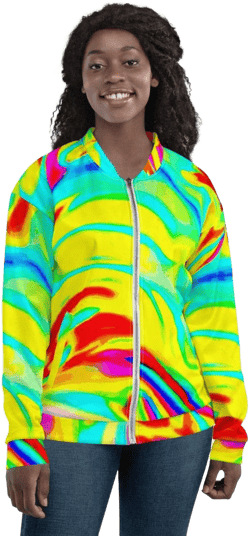 Bright Artists' Palette Unisex Bomber Jacket_9606914_10877