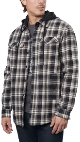 Rainforest Plaid Flannel Shirt Jacket