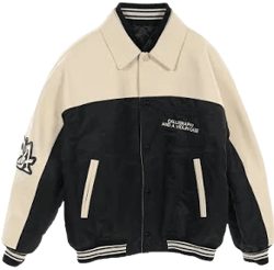 Louis Vuitton Men's 2010s Logo-Patch Varsity Jacket