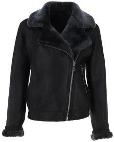 Women's Aviator Shearling Jacket