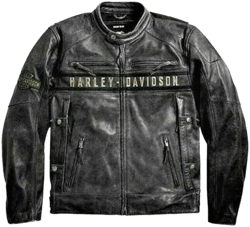 Harley Men's Biker Rider Classic Distressed Motorcycle