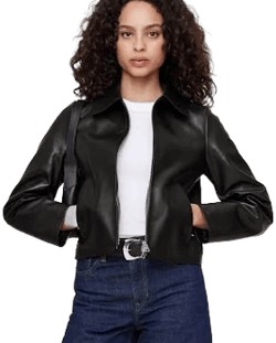 Banana Republic Women's Minimalist Leather Jacket