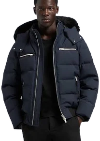 Moose Knuckles Men's Cloud Shearling Bomber Jacket