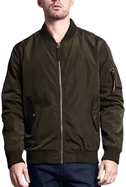 Victorious Men's Lightweight Bomber Flight Jacket