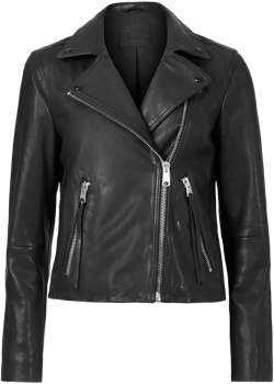 Allsaints Women's Dalby Slim-Fit Leather Biker Jacket