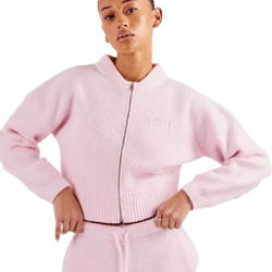 Cernucci Knitted Zip Front Bomber
