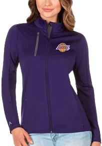 Antigua Women's Los Angeles Lakers Generation Full-Zip Jacket
