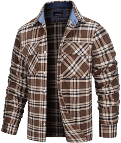 Men's Lightweight Plaid Flannel Shirt
