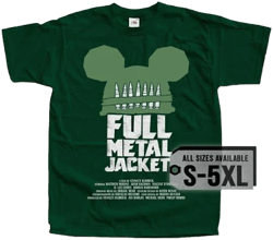 Men's Full Metal Jacket V6 Poster T-Shirt