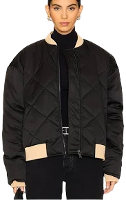 Favorite Daughter Quilted Bomber Jacket
