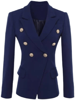 Tailored Double Breasted Blazer