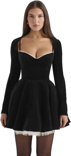 Harmony Cropped Stretch Velvet Bolero