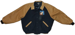 Dehen Virgin Wool Varsity Jacket Leather Sleeves Xxxl Alamo Bowl