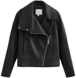 Cuyana Women's Lamb Leather Moto Jacket