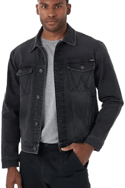 Wrangler Men's Long Sleeve Denim Trucker Jacket