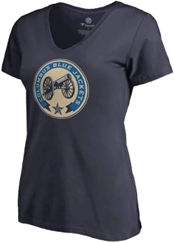 Fanatics Women's Columbus Blue Jackets Team Alternate V-Neck T-Shirt