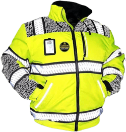 Universe Safety Jacket Class 3 ANSI Osha Hi Vis Bomber Safety Jacket