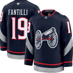 Men's Fanatics Adam Fantilli Navy Columbus Blue Jackets 2025 NHL Adult Stadium Series Premium Player Jersey
