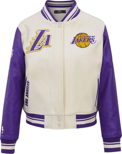 Pro Standard Women's Los Angeles Lakers Retro Classic Varsity Jacket