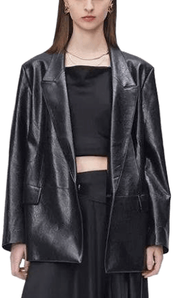 Drake Waxed Faux Leather Jacket