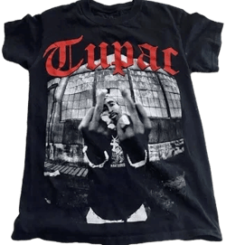 2pac Tupac Rap Hip Hop Short Sleeve Shirt