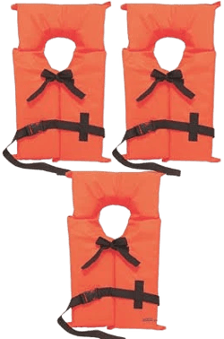 Hardcore Water Sports Hardcore Coast Guard approved life jackets for adults Type II life vest