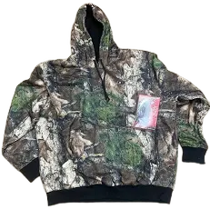 Snap-on Heated Camouflage Hoodie with Battery Pack